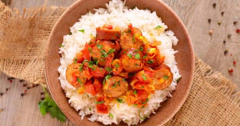 Salchichas Rougail