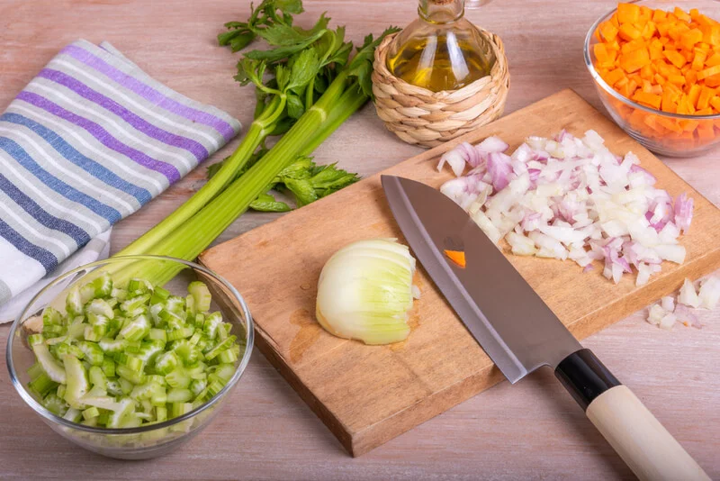 Tipos de cortes en la cocina de verduras, patatas y mucho más
